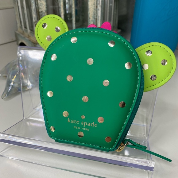 Kate Spade Cactus Coin or Card Purse NWOT - Picture 2 of 3
